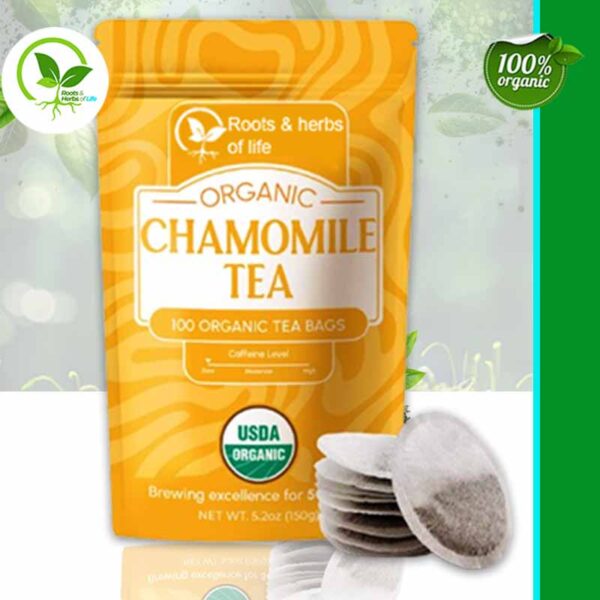 CHAMOMILE TEA BAGS ORGANIC - 100 CT