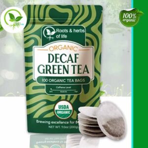 DECAF GREEN TEA BAGS ORGANIC - 100 CT