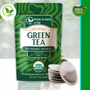 GREEN TEA BAGS ORGANIC - 100 CT