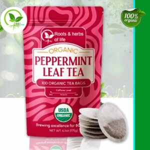 PEPPERMINT LEAF TEA BAGS ORGANIC - 20 CT