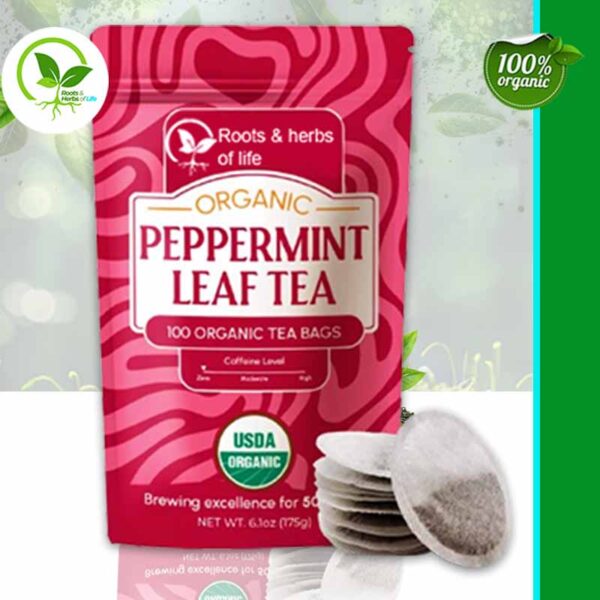 PEPPERMINT LEAF TEA BAGS ORGANIC - 20 CT