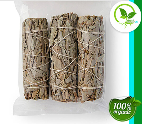 BABY WHITE SAGE BUNDLES, WILDCRAFTED 3 PACK