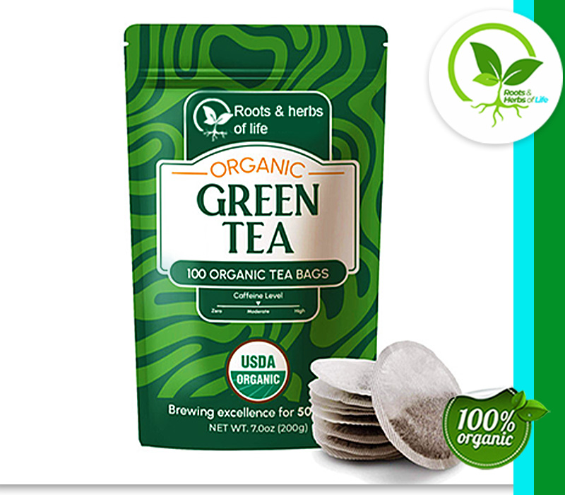 GREEN TEA TEA BAGS ORG