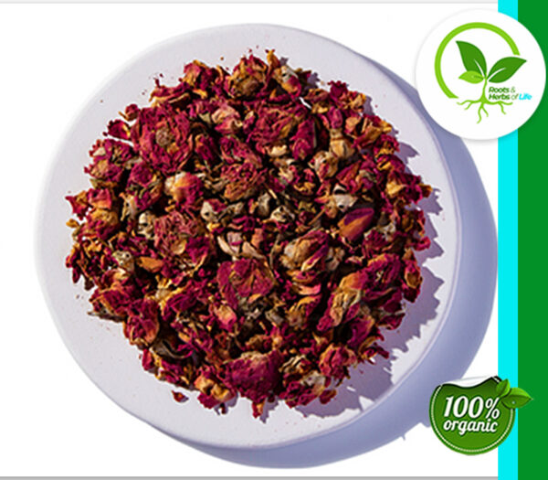ROSE BUDS & PETALS RED ORGANIC