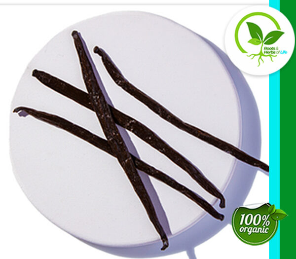 VANILLA BEANS ORGANIC 4  PACK